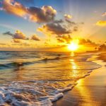 golden-sunset-tropical-beach-wit